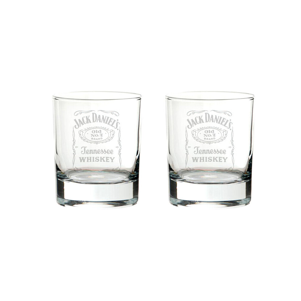 2 Jack Daniel's Bourbon Mixer Glasses