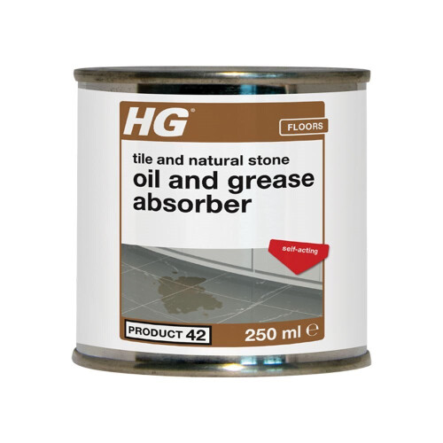 HG Natural Stone Oil & Grease Absorber (Product 42) 250ml - Self-acting, draws out oil/grease from porous stone C-470030106