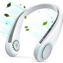 Portable Neck Fan, Neck Fans Rechargeable 3-Speeds Bladeless Fan, USB Powered 3000mAh Neck Fans for Women 360 Degrees Airflow