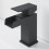 Complete Bathroom Suite Black 1700 L Shape RH Bath Screen Vanity WC Shower Taps 8