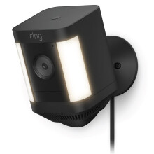 Ring Spotlight Cam Plus Full HD Smart Home Security Camera Plug-in Black