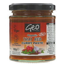 Geo Organics Thai Red Curry Paste organic 180g ( pack of 6 )