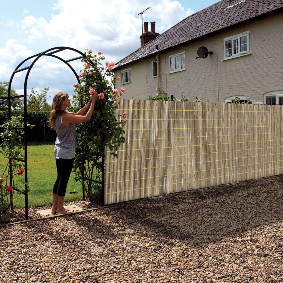 Handmade Bamboo Reed Screening Garden Decorative Fencing Garden 1x4M
