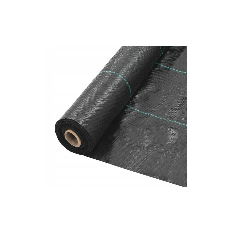 (1.6M X 10M (50gsm)) Heavy Duty Weed Control Fabric Membrane Suppressant Barrier Garden Ground Cover