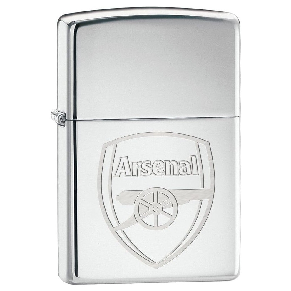 Arsenal Zippo High Polished Chrome Lighter