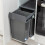 Grey Integrated Pull Out Kitchen Waste & Recycling Bin for 300mm 2