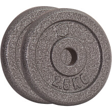 (2 x 2.5 kg) RIP X Pair Standard Weight Plates 1" Cast Iron 1.25-20KG Lift Barbell Dumbbell