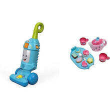 Baby and Toddler Push Toy, Multicolour & DYM76 Laugh and Learn Sweet Manners Tea Playset, Toddler Role Play Tea Set Toy