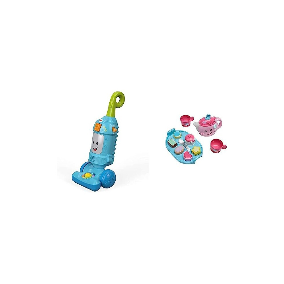 Fisher-Price Baby And Toddler Push Toy, Multicolour & Dym76 Laugh And Learn Sweet Manners Tea Playset, Toddler Role Play Tea Set Toy