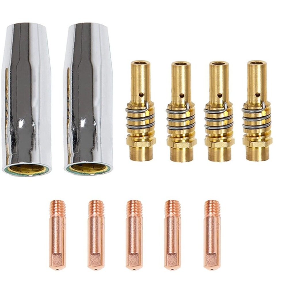 11 Pcs Mb15ak Mig Welder Consumable Accessory Welding Torch Of Conical Nozzle Gas Nozzle Holder(0.6Mm 0.8Mm 1.0Mm ) 4762862023028