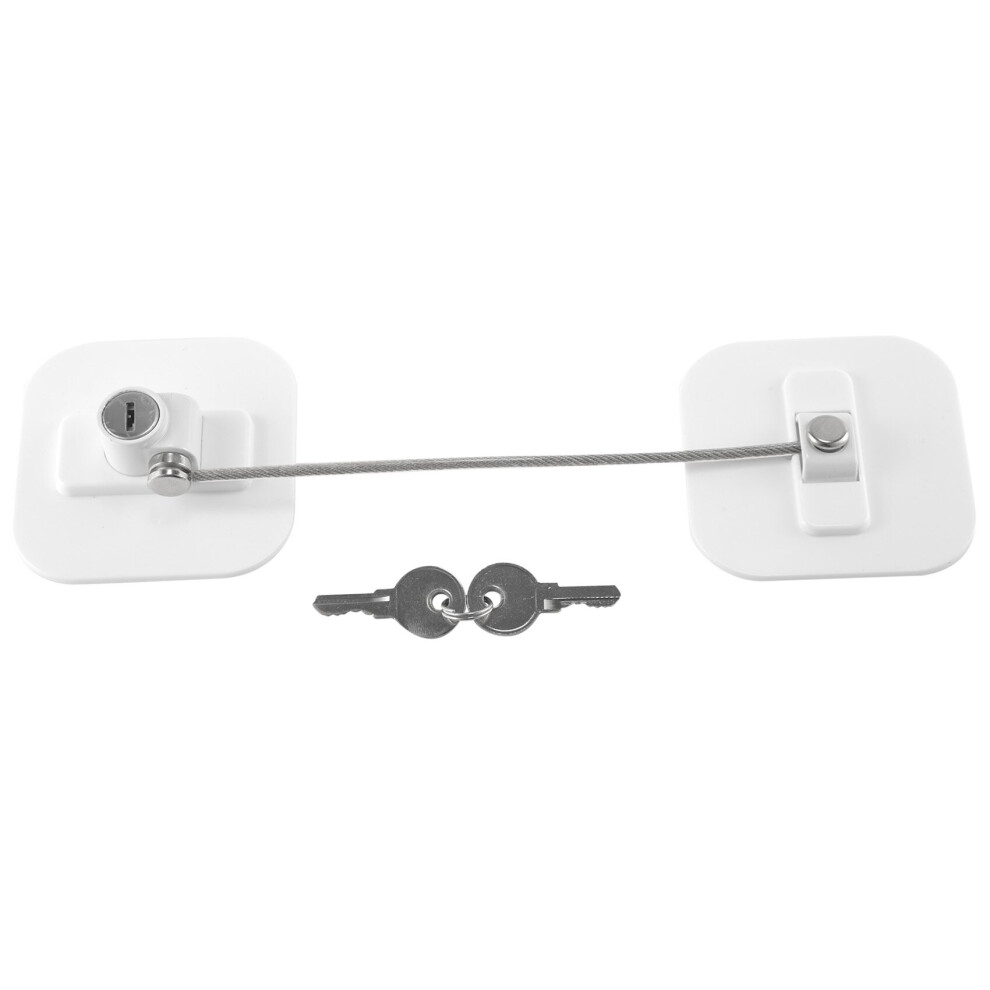 Fridge Lock,Refrigerator Locks,Freezer Lock With Key For Child Safety,Locks To Lock Fridge And Cabinets-1Pack Tlily