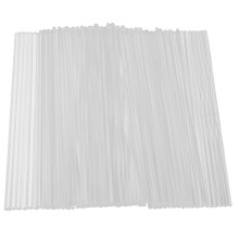 100 Pieces 6 Inch Acrylic Lollipop Sticks Clear Reusable Acrylic Rods for Making Lollipops Cake Candies Chocolates