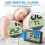 LED Digital Clock Electronic Digital Screen Desktop Clock Office Backlight Snooze Data Calendar Clocks -Black 8