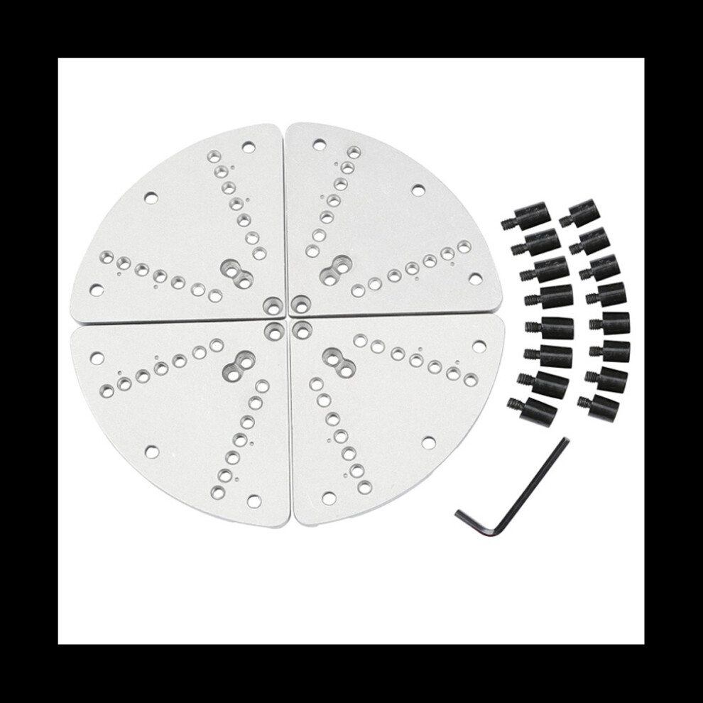 8Inch Flat Lathe Chuck Jaw Set For Wood Lathe Key Chuck &Scroll Chuck Flat Jaw Set With Buffer Kit For Wood Lathe Chucks 4764074126252