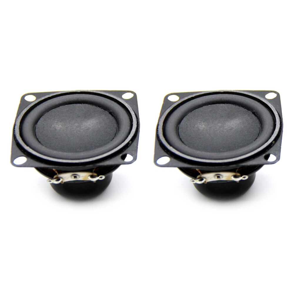 2Pcs Audio Speaker 4? 10W 53Mm 2 Inch Bass Multimedia Speaker Loudspeaker Diy Sound Speaker Theater Black 4763973171011