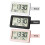 LED Digital Clock Electronic Digital Screen Desktop Clock Office Backlight Snooze Data Calendar Clocks -White 9
