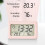 LED Digital Clock Electronic Digital Screen Desktop Clock Office Backlight Snooze Data Calendar Clocks -White 4