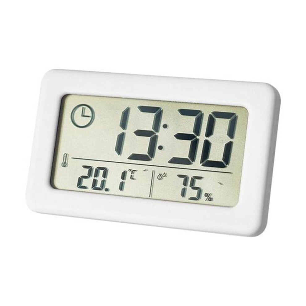 LED Digital Clock Electronic Digital Screen Desktop Clock Office Backlight Snooze Data Calendar Clocks -White-image-OPC-PBYMMCX-NEW