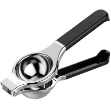 Lemon Squeezer - New Stainless Steel Manual Lemon Juicer, Lemon Squeezer Press with High Strength, Silicone Handle
