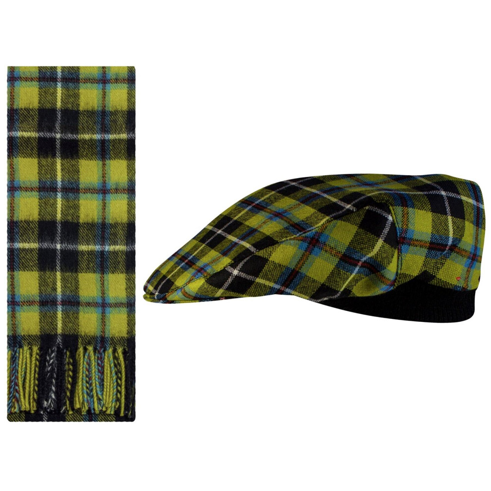 Lambswool Flat Cap and Scarf Set Cornish National Tartan One Size Elasticated Band Men Women Comfort Fit Scottish Gifts for Women Men s Accessories on OnBuy