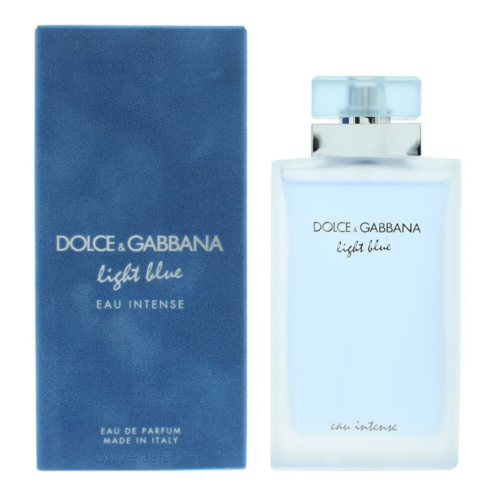 Dolce & Gabbana Light Blue Eau Intense EDP Spray 100ml - Women's Floral Fruity Summer Fragrance