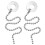 2 Pieces Cymbal Chain Drum Set Drum Cymbal Chain Cymbal Extension Chain for Adult, Child, Band and Drum Lover 1