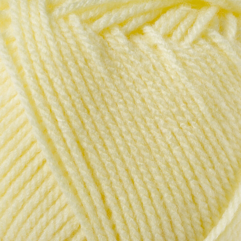 (BA2 (Lemon)) James Brett Acrylic Baby Aran Knitting Yarn 100g