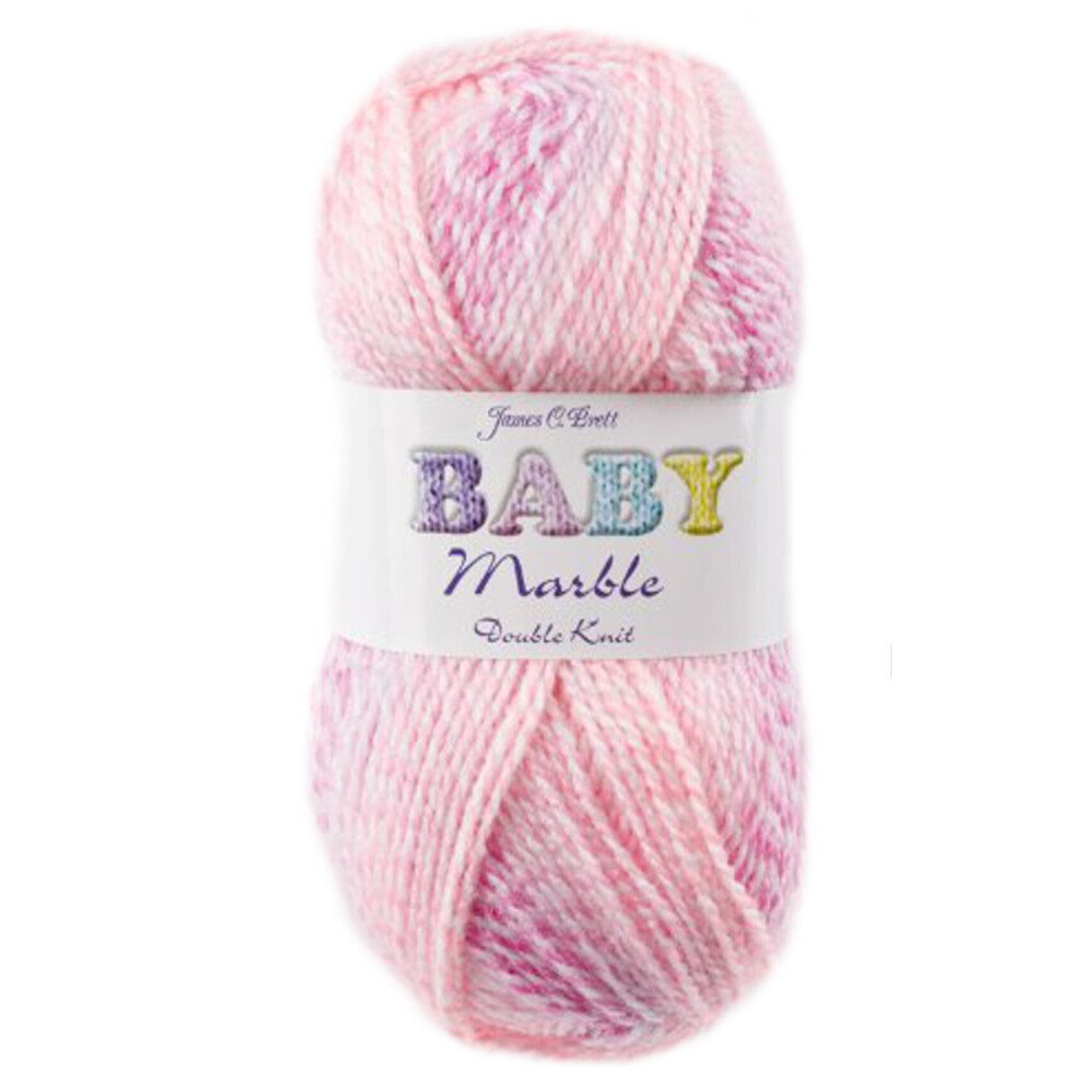 (BM1) James Brett Baby Marble DK Acrylic Double Knit Knitting Yarn 100g