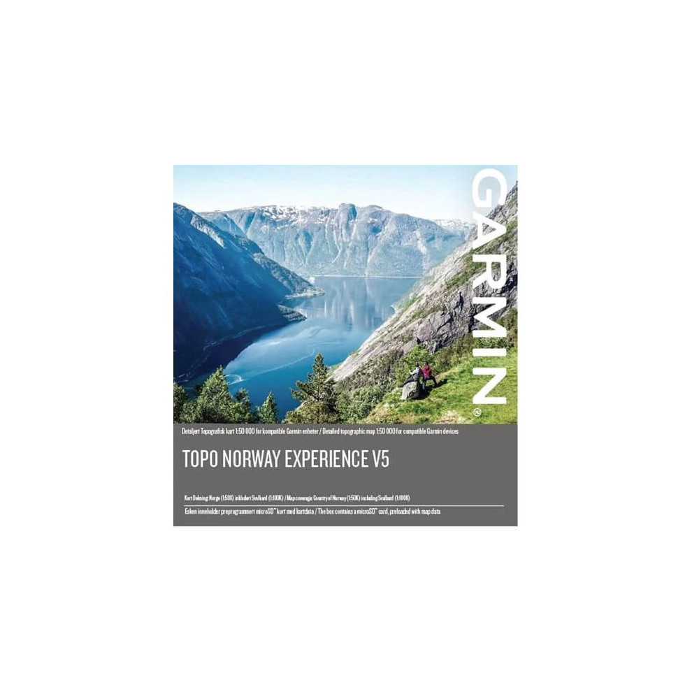 Garmin TOPO Norway Experience v5 microSD/SD card