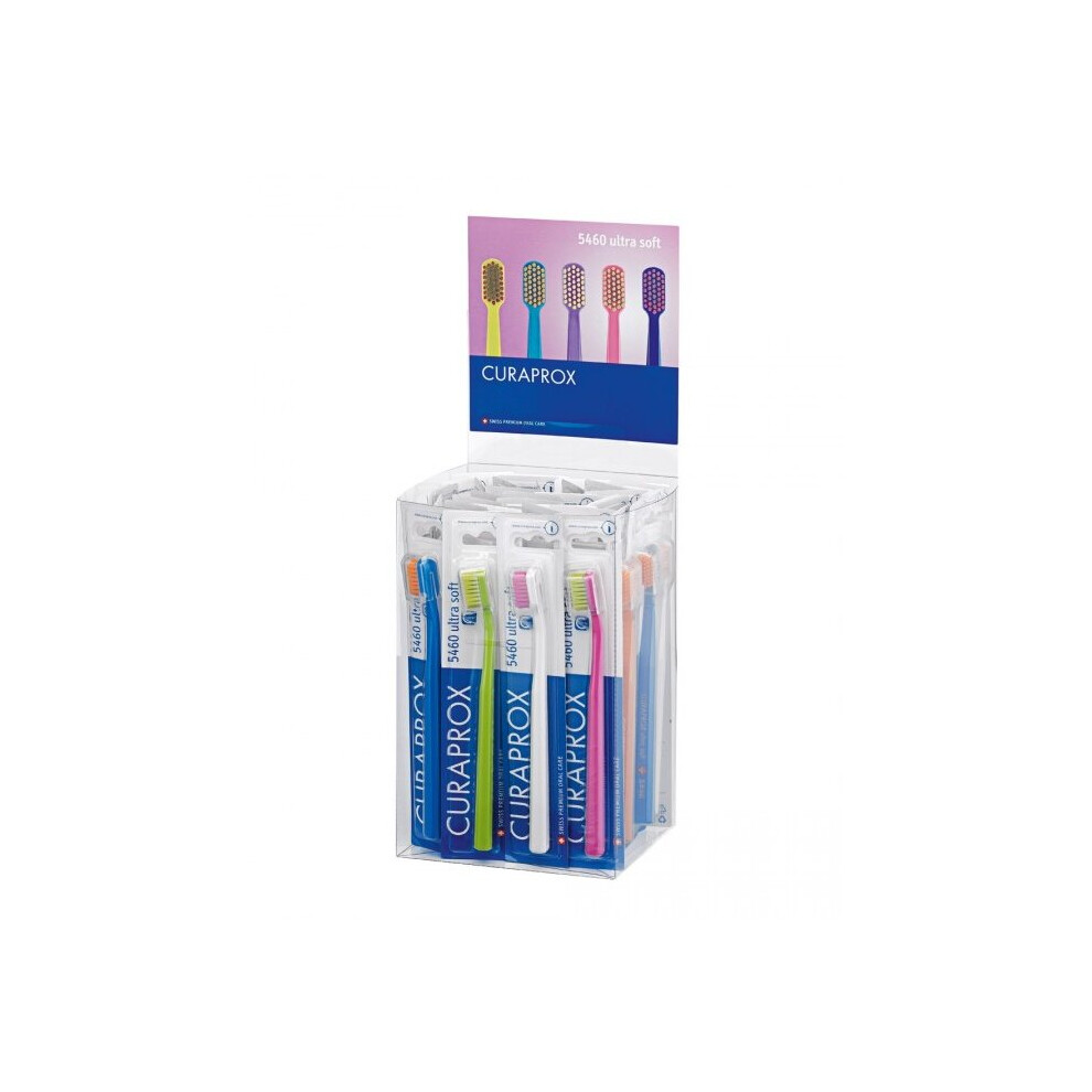 Curaprox Toothbrush Ultra Soft For Adults With 5460 Curen Filaments X 2