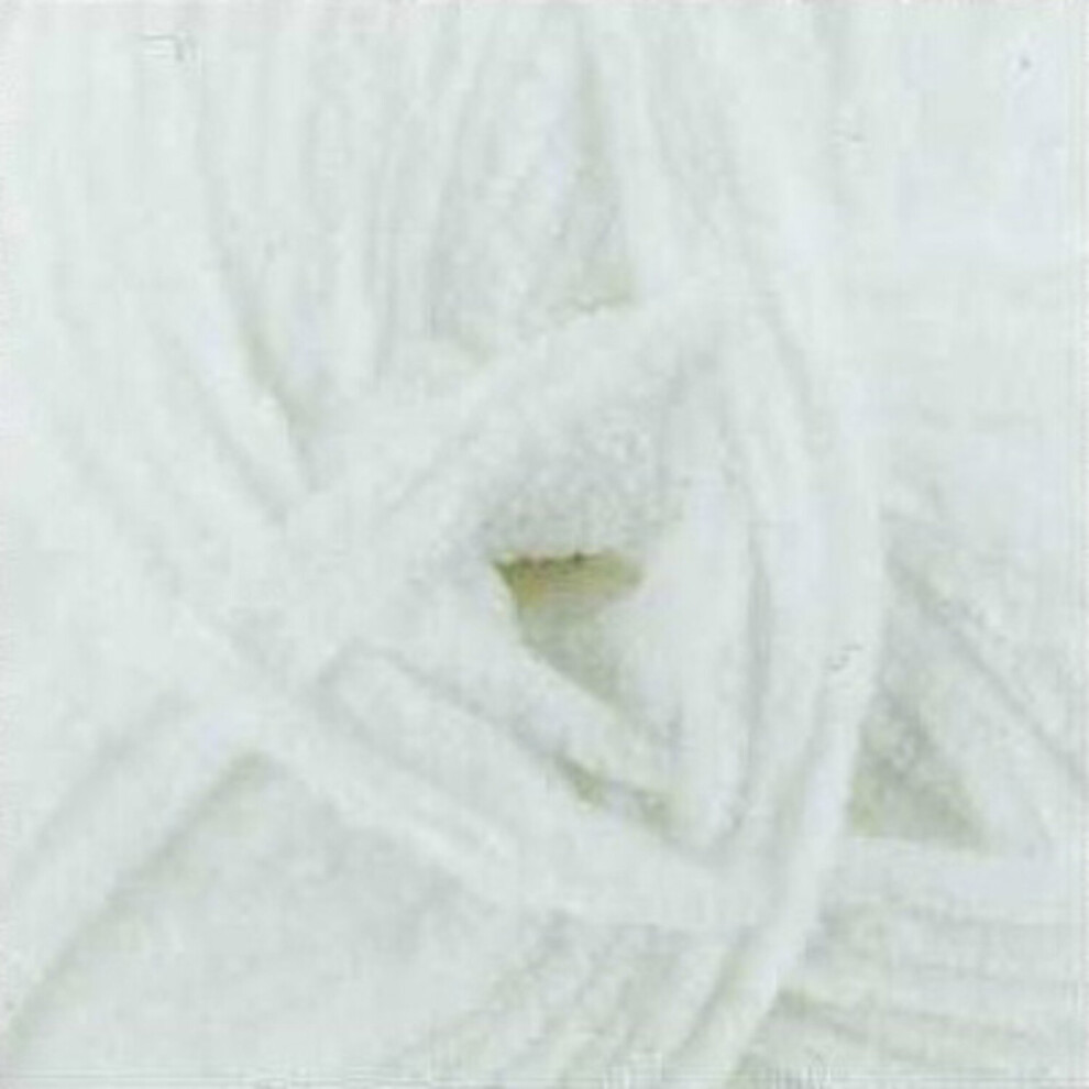 (B1 (White)) James C Brett Flutterby Chunky Knitting Yarn 100g