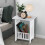Small Bedside Table Cabinet Side End Coffee Tea Table Nightstand Storage Shelf 1
