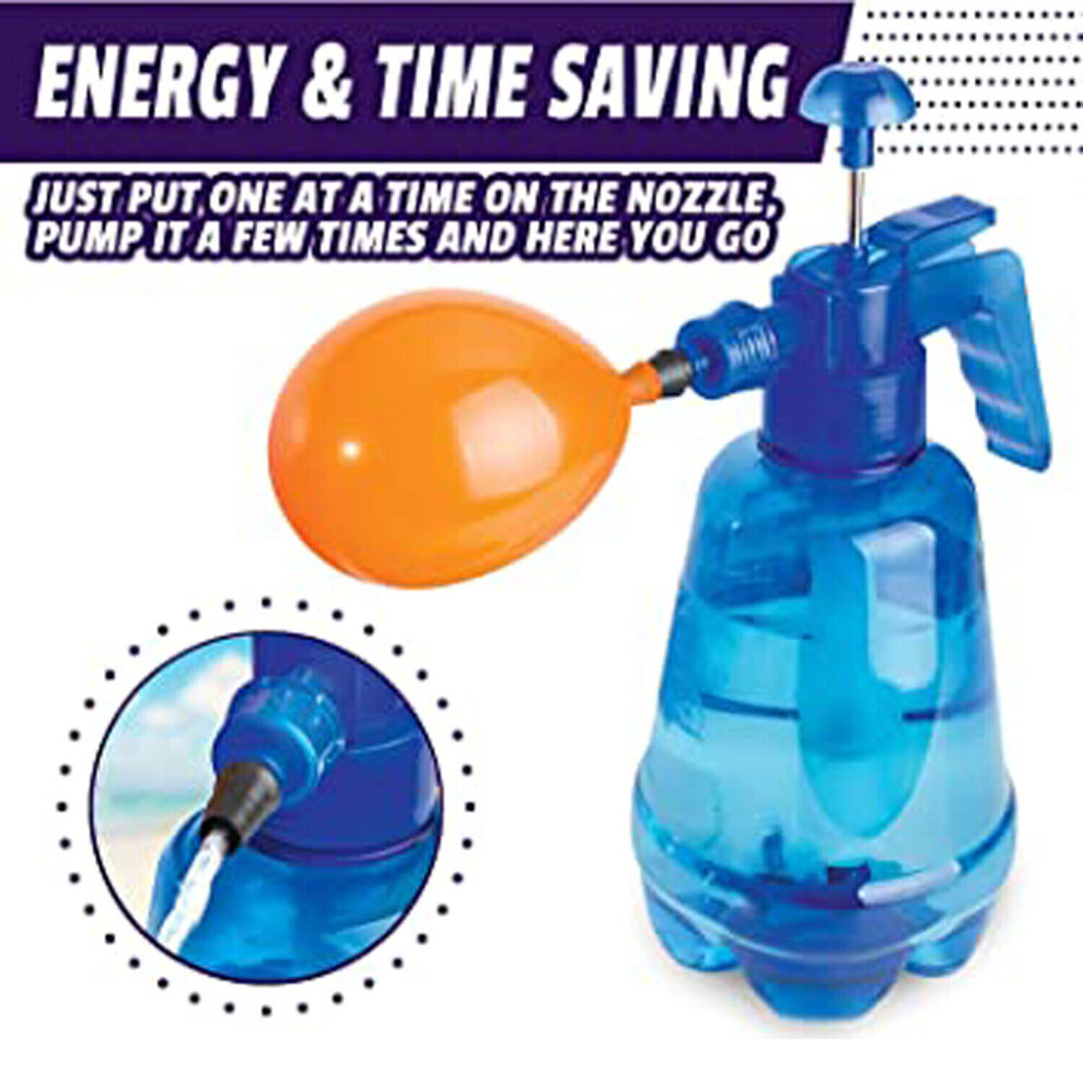 2 in 1 Air Water Bomb Balloon Pump with 300 Balloons