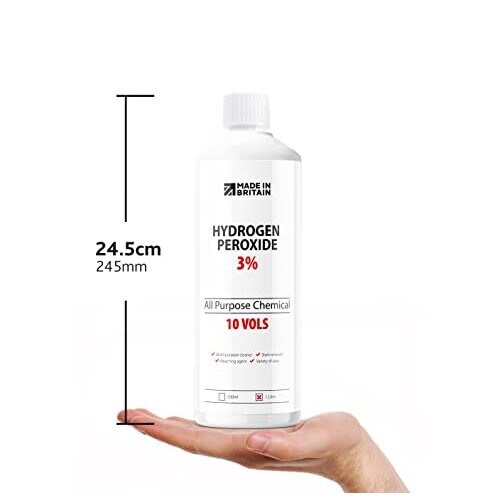 ChemLab McKLords Hydrogen Peroxide 3%, 1 Litre 2