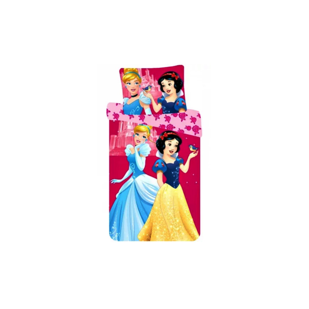 Disney Princess Toddler Size Duvet Cover Set 90 x 140 cm 100% COTTON