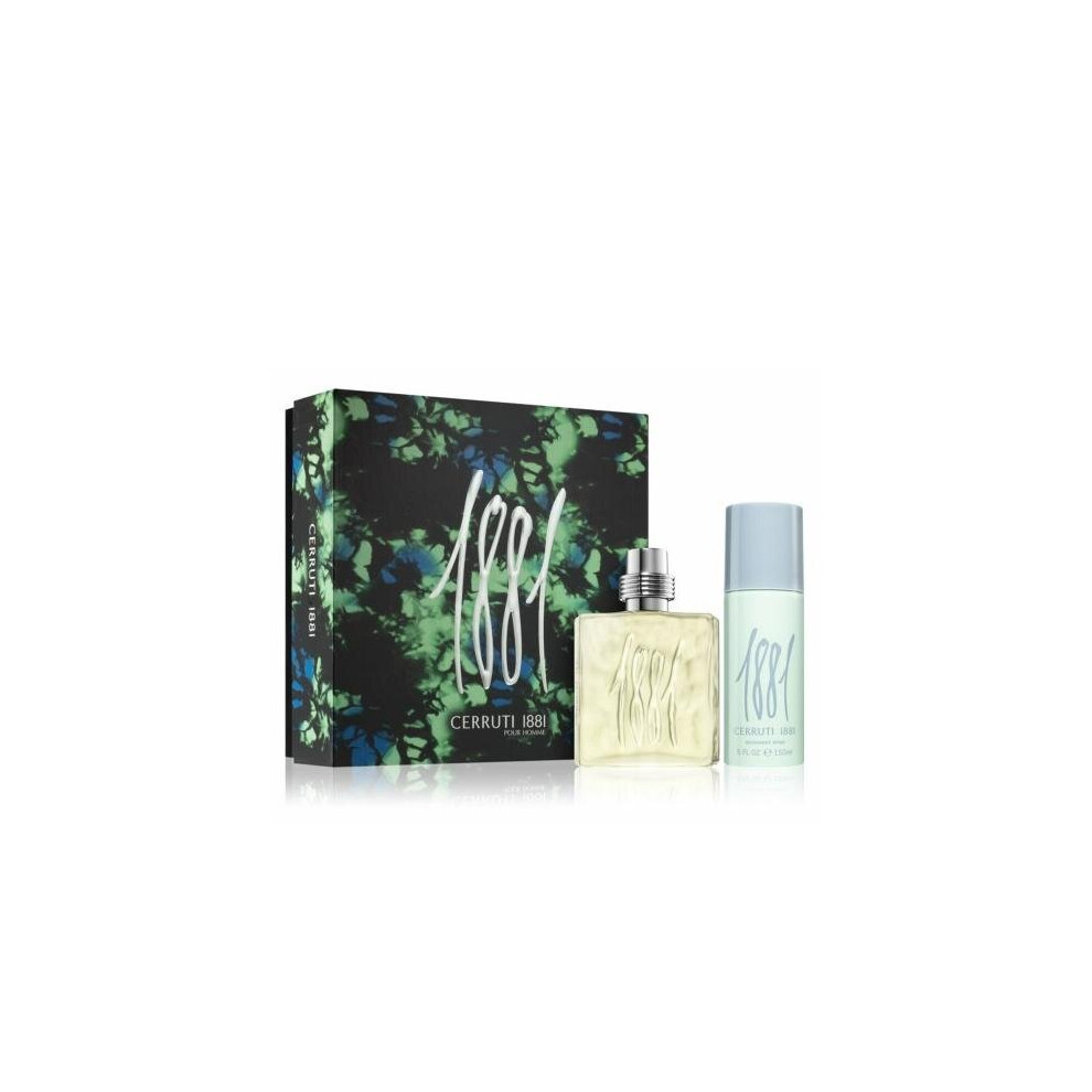 Cerruti 1881 2 Pcs Set Men: 3.4 Eau De Toilette Spray + 5 Oz Deodorant Spray