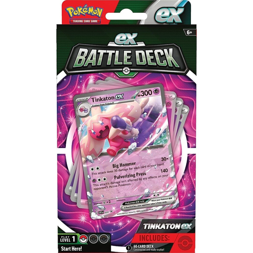 Pokémon Tcg: Chien-Pao Ex Or Tinkaton Ex Battle Deck