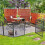Metall Gartenzaun: 5 Paneele Dekorative Gartenzäune 3
