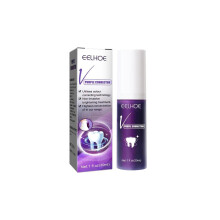 V34 Corrector de color,EliminaciÃ³n de manchas dentales Blanqueamiento dental pÃºrpura