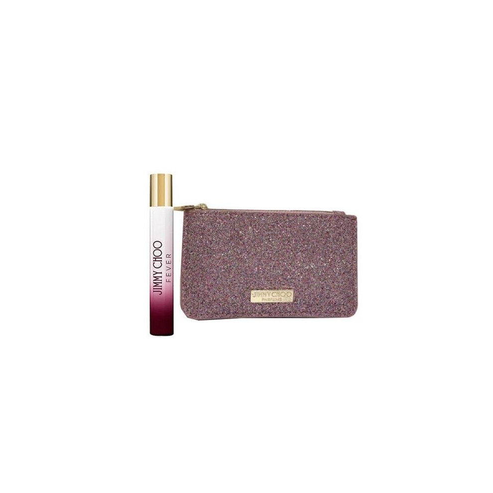 Jimmy Choo Fever 2 Pcs Set For Women: 0.25 Eau De Parfum Spray + Pouch
