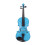 4/4 Full Size Acoustic Violin Set with Case Bow Rosin Bridge Blue 2