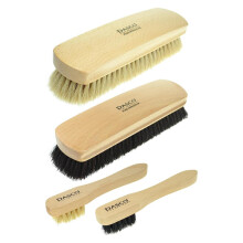 Dasco Large Horsehair Shoe Brush Set, Grey,black