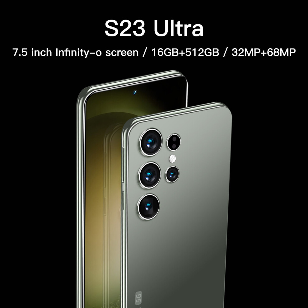 (green, 8GB+256GB) 2023 the latest large screen smartphone S23 Ultra 