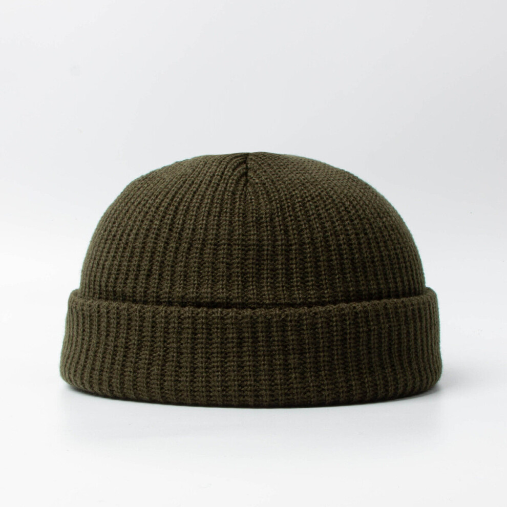 (E) Mens Docker Beanie Cap Fisherman Slouch