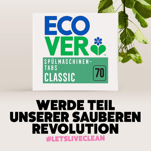 Ecover Ecover Classic Dishwasher Tablets, 70 Tablets 2