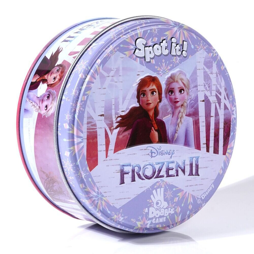 (Frozen 2) Dobble Parentchild Gathering Puzzle Card  English Card Game