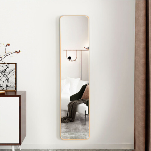 Living And Home (Gold) Full Length Mirror with Door Hanging 1