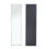 Living And Home (Black) Rectangular Metal Frame Over the Door Full Length Mirror 37cm W x 147cm H 4