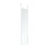Living And Home (White) Rectangular Metal Frame Over the Door Full Length Mirror 37cm W x 147cm H 4
