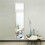 Living And Home (White) Rectangular Metal Frame Over the Door Full Length Mirror 37cm W x 147cm H 2